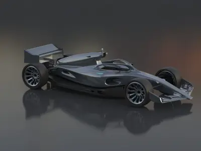 f1 modeling 3D model