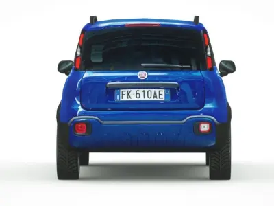 Fiat Panda City Cross 2018 Low-poly 3D model