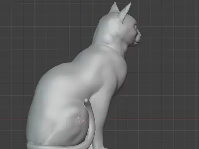 CAT 3D PRINT STL 3D model