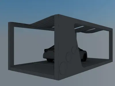 Booth Exhibition Stand a528 3D model