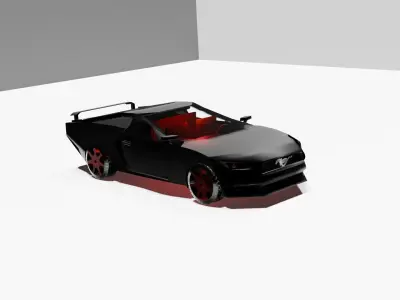 mustang sport car  3D model