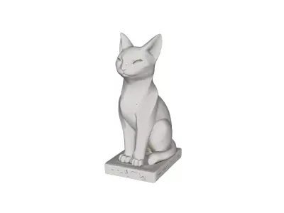  Spirit of the Cat Sculpture inspired by feline elegance 3D model