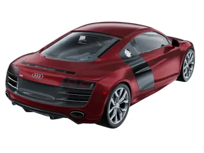 Audi - 2010 - R8 FSI Quattro 3D model