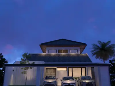 REALISTIC EXTERIOR HOUSE 3D model