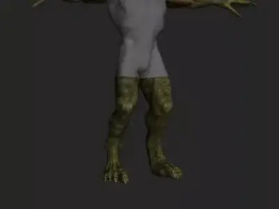 Reptile Joe Low-poly 3D model