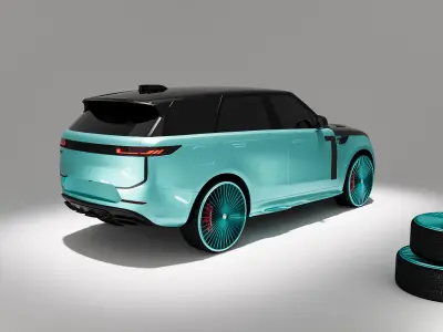 Land Rover Range Rover Sport 2023 luxory 3D model