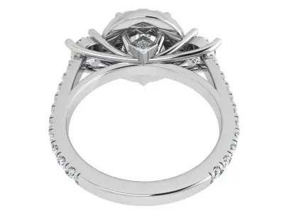 Round Halo Ring 3508 3D print model