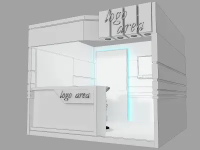 Booth Exhibition Stand a41 3D model