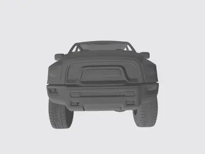 Dodge Ram 1500 Rebel 2015 3D print model