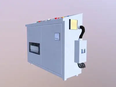 Control Panel Low-poly 3D model