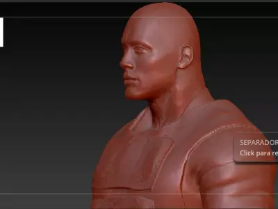 dwayne Johnson - Luke hobes  this is Brazil rio FAST AND FURIOUS 3D print model