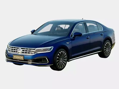 Volkswagen Phideon 2021 380 tsi Spec Low-poly 3D model