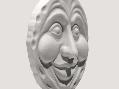 Moon Face 1 3D model