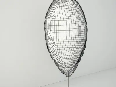 Faux Turtle Shell Sculpture 3D model