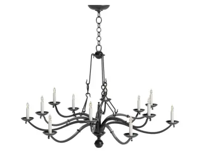 Araminta Chandelier 3D model