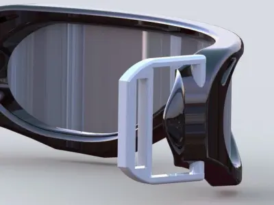 ski goggles final Free 3D model