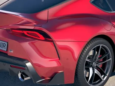 Toyota Supra 2020 3D model