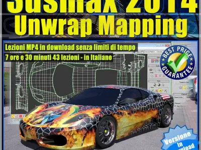 3ds max 2014 Unwrap Mapping vol 35 Italiano MP4 3D model