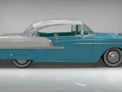 Chevy Belair Coupe 1955 3D model