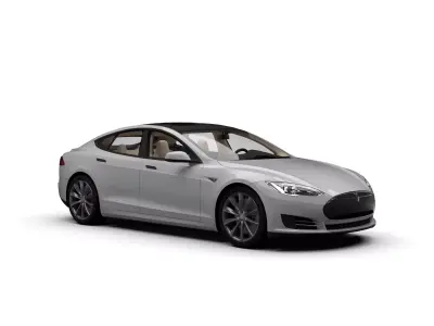 TESLA MODEL S Low-poly 3D model