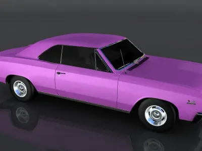 Chevrolet Chevelle SS Low-poly 3D model
