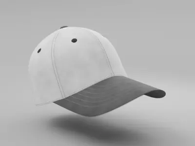 Cap - 02 Low-poly 3D model