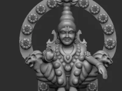 Lord Ayyappa Swami 3D print model
