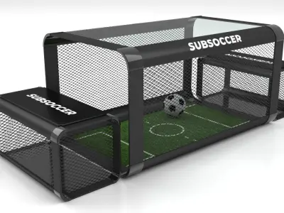 Subsoccer Game Vray 3D model