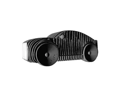 Modern Car 3D Printable Model 3D print model