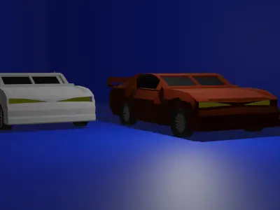 Low Poly Car model Low-poly 3D model by anu12292021