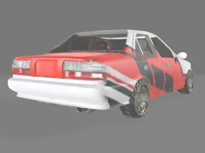 Toyota Corolla Twincam AE92 3D model