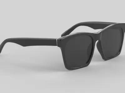 Rasha Eyewear Glasses Low-poly 3D model