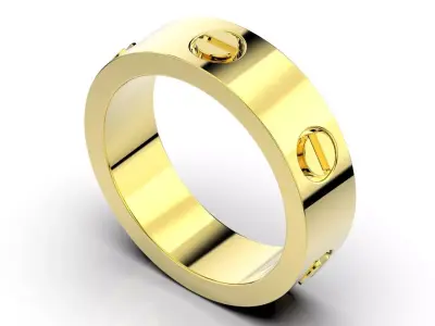Love Ring Replica 3D print model