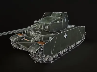 43M Turan 3 Low-poly 3D model