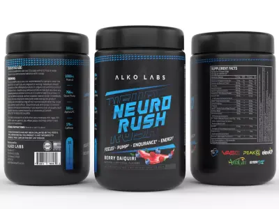 Protein Powder 3D model 3