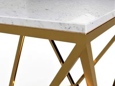 Geometric coffee table 3D model