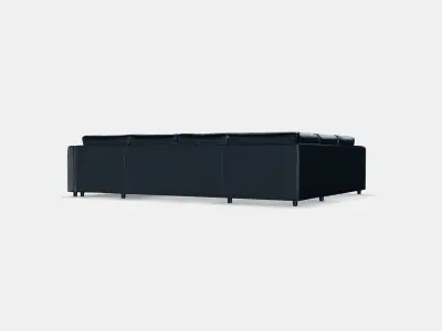 VIMLE Corner sofa 5-seat Low-poly 3D model