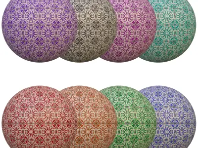 tile patterned 117-seamless-4k-pbr  Texture
