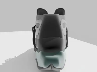 sport shoe Low-poly 3D model get