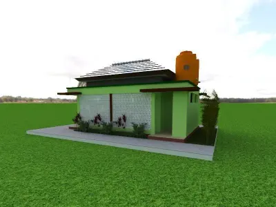 Ablution Place in Mosque Design outdoor 3D print model