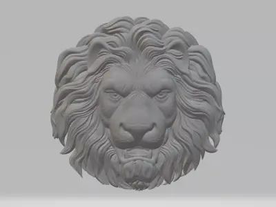 Lion Pendant 3D print model