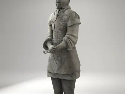 Terracotta Chinese Warrior 3D model