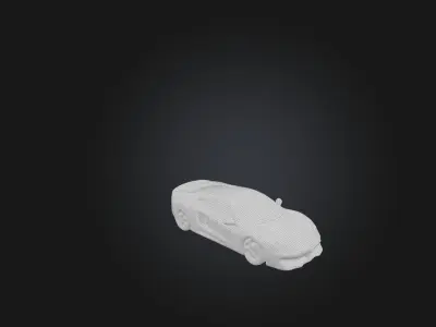 Realistic Car Low-poly 3D model