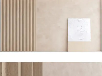 Decorative wall panel set 55 3D model