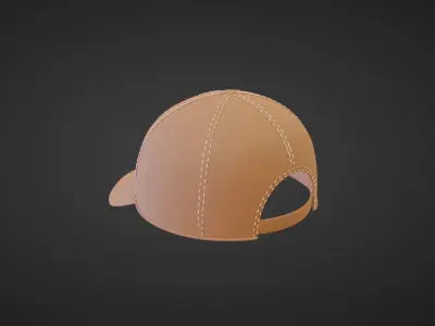 cap type1 Low-poly 3D model
