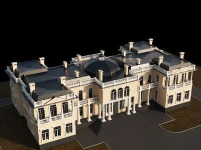 Classic villa 2 3D model