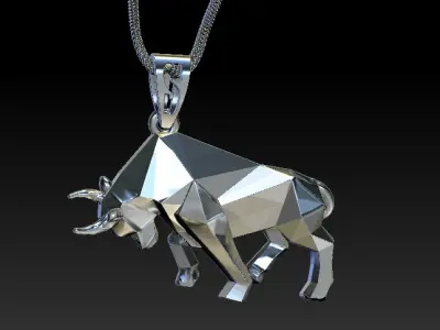 Animal bull 3D print model 3D print model