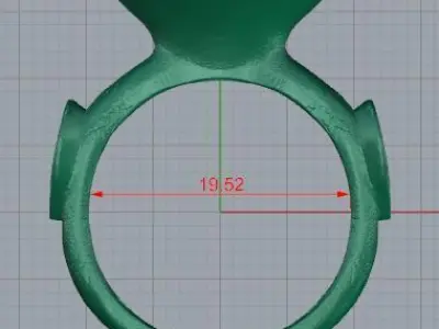 Old ring style 3D print model