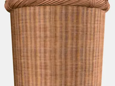 KAKTUSFIKON Plant pot Low-poly 3D model