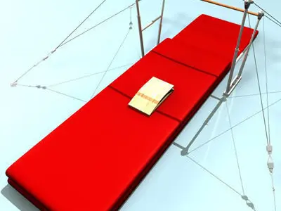 uneven bars 3D model